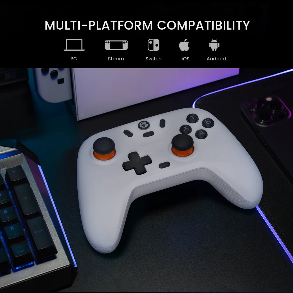 Contrôleur de manette de jeu sans fil GameSir Nova Lite avec Bluetooth, Dongle, filaire pour jeux Switch, Android, IOS, PC et Steam